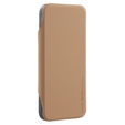 X-LEVEL калъф за iPhone 16 Pro Max, Magnetic Card Holder, кафяв