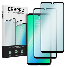 2x Закалено стъкло за Xiaomi Redmi Note 7, ERBORD 3D на цял екран