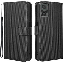 Калъф с капак за Motorola Moto E22 / E22i, Wallet Smart Magnet, черен