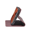 CASEME калъф за Xiaomi do Redmi Note 9s / 9 Pro, Leather Wallet Case, бордо