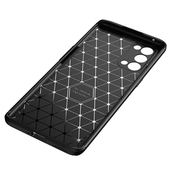 Калъфи за Oppo Reno 5 Pro 5G, Carbon Gel, черен