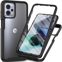 Калъф за Motorola Moto G13 / G23 4G, Shockproof, с фолио, черен