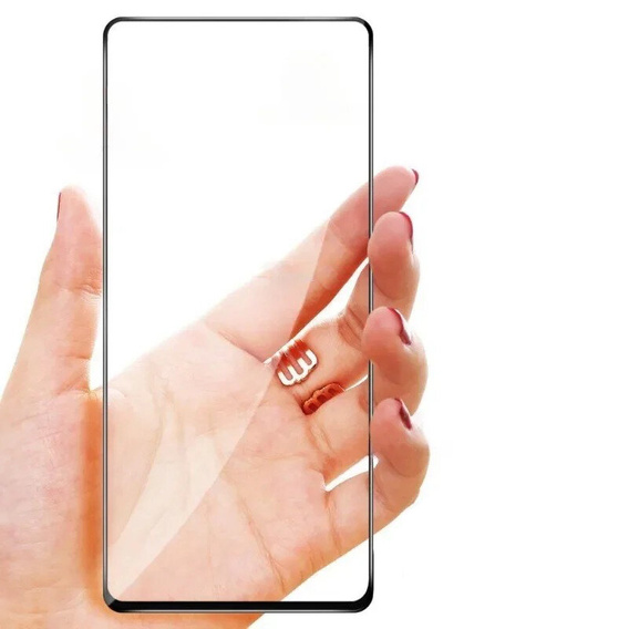 3D закалено стъкло за Oppo Reno 12FS / 12F, черна рамка