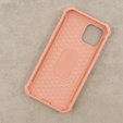 Брониран калъф за iPhone 12/12 Pro, Dexnor Full Body, розов rose gold