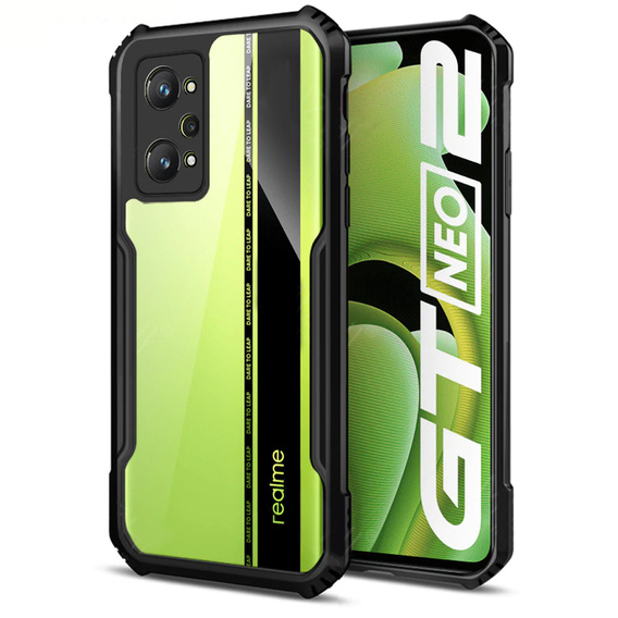 Калъфи за Realme GT 2 5G / GT Neo 2 / GT Neo 3T, AntiDrop Hybrid, черен