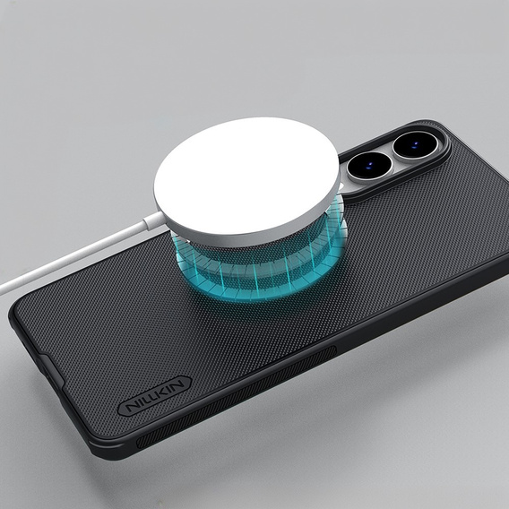 Калъфът NILLKIN за Samsung Galaxy S25 Edge, Frosted Shield, за MagSafe, черен