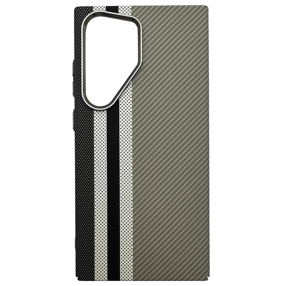 Калъфът за Samsung Galaxy S24 Ultra, Carbon Fiber MagSafe, сив