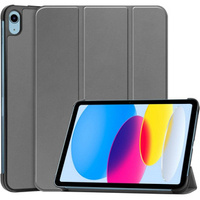 Калъф за iPad 10.9 2022 10 Gen, Smartcase с място за стилус, сив