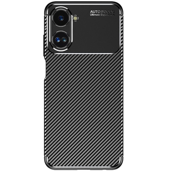 Калъфи за Realme 10 4G, Carbon Gel, черен