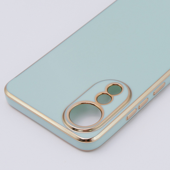 Калъф за Oppo A78 4G, Glamour CamShield, ментов