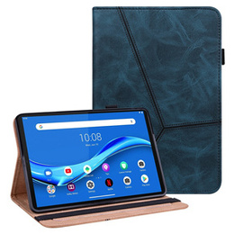 Калъфът за Lenovo Tab M10 Plus TB-X606F, Classic, с поставка за стилус, син