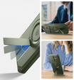 Брониран калъф за iPhone 16, Dexnor CamProtect MagSafe, зелен