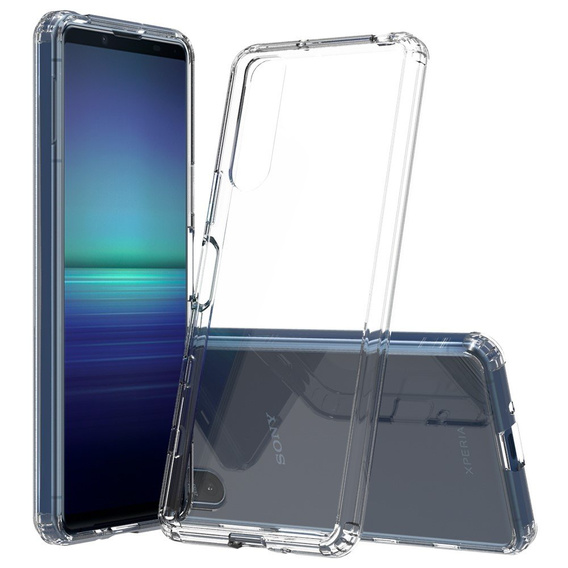 Калъфи за Sony Xperia 5 II, Fusion Hybrid, прозрачен