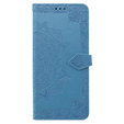 Калъф с капак за Oppo A38 4G / Oppo A18 4G, Mandala, син