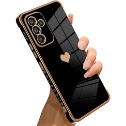 Калъфи за Samsung Galaxy A34 5G, Electro heart, черен