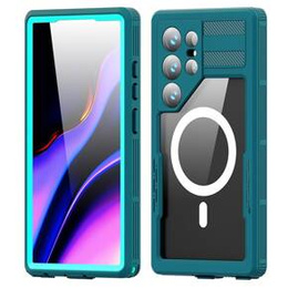 Водоустойчивият калъф за Samsung Galaxy S24 Ultra, Redpepper, за MagSafe, син