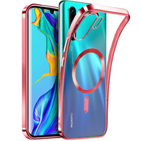 Калъфи за Huawei P30 Pro, MagSafe Hybrid, червен