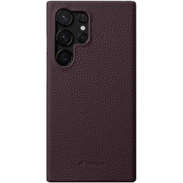 Калъфът MELKCO за Samsung Galaxy S24 Ultra, кожа, лилав