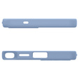 Spigen калъф за Samsung Galaxy S25 Ultra, Silicone Fit Mag, син + закалено стъкло