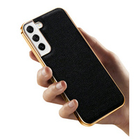 Калъфи за Samsung Galaxy S21 FE 5G, Cowhide Leather, черен