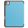 Калъф за iPad Pro 11" 2024 (5 gen.), Smartcase с място за стилус, син