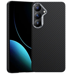 Калъфът BENKS Kevlar за Samsung Galaxy S25+ Plus, за MagSafe, въглеродни влакна, черен