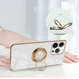 Калъфи за iPhone 13 Pro, Electro Ring, бял