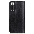 Калъфи за Sony Xperia 10 V, Wallet Litchi Leather, черен