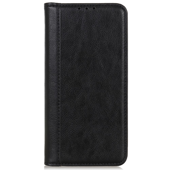 Калъфи за Samsung Galaxy S24, Wallet Litchi Leather, черен