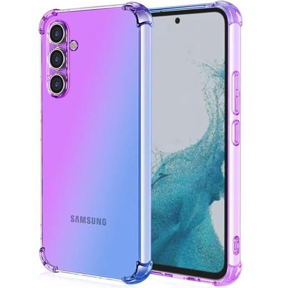 Калъфът Gradient Dropproof за Samsung Galaxy M15 5G, Лилаво / синьо