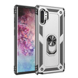 брониран калъф за Samsung Galaxy Note 10+ Plus, Nox Case Ring, сребърен