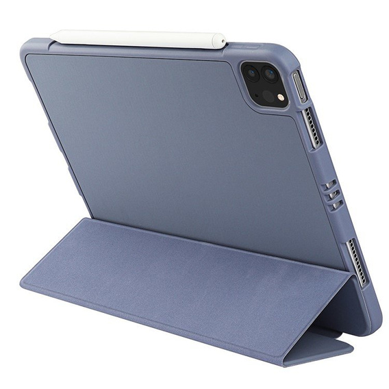 Калъф за iPad Pro 11 2021/2022, Smartcase с място за стилус, лилав