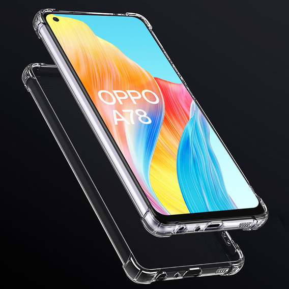 Калъфи за Oppo A78 4G, Dropproof, прозрачен