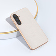 Калъфи за Samsung Galaxy S23 FE, Cowhide Leather, сив