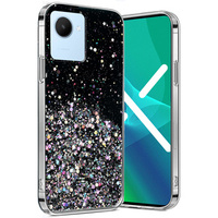 Калъфи за Realme C30 / Narzo 50i Prime, Glittery, черен