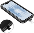Калъф с рамка за iPhone 16E, за MagSafe, черен