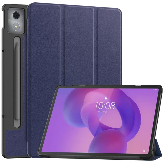 Калъф за Lenovo Idea Tab Pro, Smartcase, тъмносин