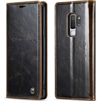 CASEME калъф за Samsung Galaxy S9+ Plus, Waxy Textured, кафе