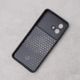 Брониран калъф за Motorola Moto G84 5G, CamShield Slide, сребърен