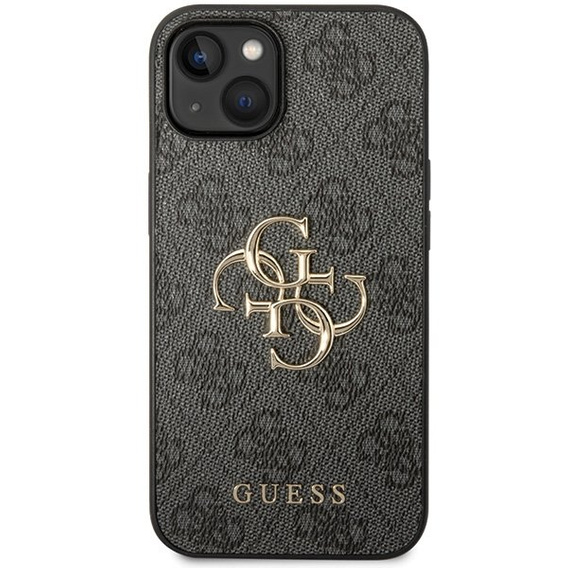 Калъфи GUESS за iPhone 15 Plus, 4G Big Metal Logo, сив