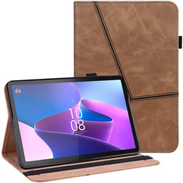 Калъфът за Lenovo Tab P11 Pro Gen 2 TB132FU TB132XU 11.2", Classic, с поставка за стилус, кафяв