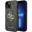 Калъфи GUESS за iPhone 15 Plus, 4G Big Metal Logo, сив