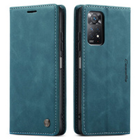 CASEME калъф за Xiaomi Redmi Note 11 Pro 4G/5G, Leather Wallet Case, зелен