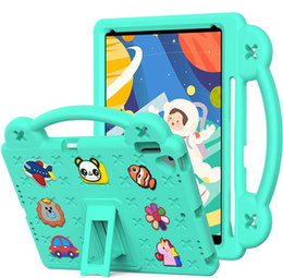 Детският калъф за iPad 10.2" 2021/2020/2019 (9/8/7 gen.) / Air 10.5" 2019 (3 gen.), Cute Patterns, със стойка, зелен