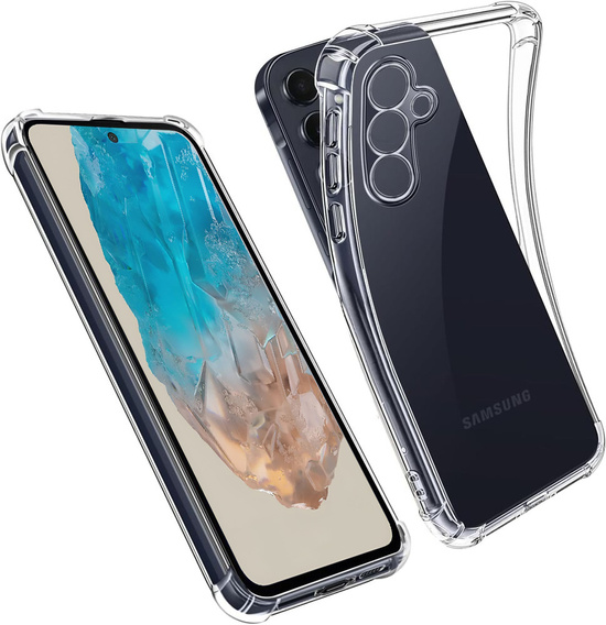 Калъфи за Samsung Galaxy M35, Dropproof, прозрачен