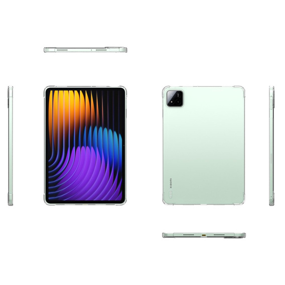 Калъф за Xiaomi Pad 7 / Xiaomi Pad 7 Pro, силикон, прозрачен