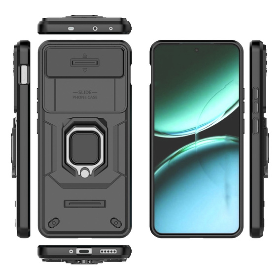 Калъф за OnePlus Nord 4, KickStand Camera Lens, черен