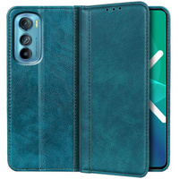 Калъфи за Motorola Edge 30 5G, Wallet Litchi Leather, зелен