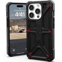 Калъф Urban Armor Gear за iPhone 15 Pro, Monarch, Kevlar черен