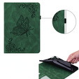 Калъф за Lenovo Tab M9, Butterfly, зелен